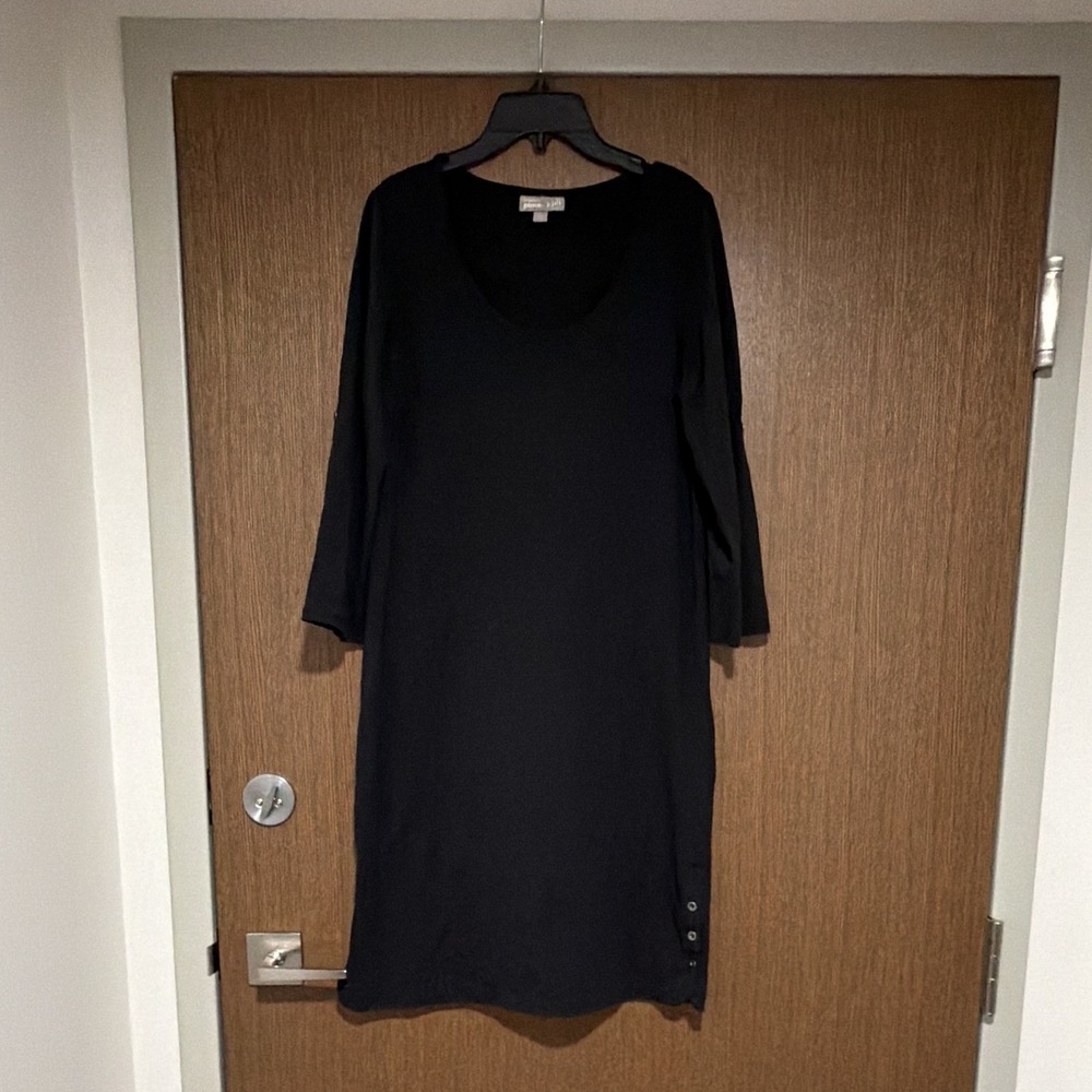 J. JILL PERFECT PIMA Women's Stretch Cotton Blend Dress Body on Dress Size Small